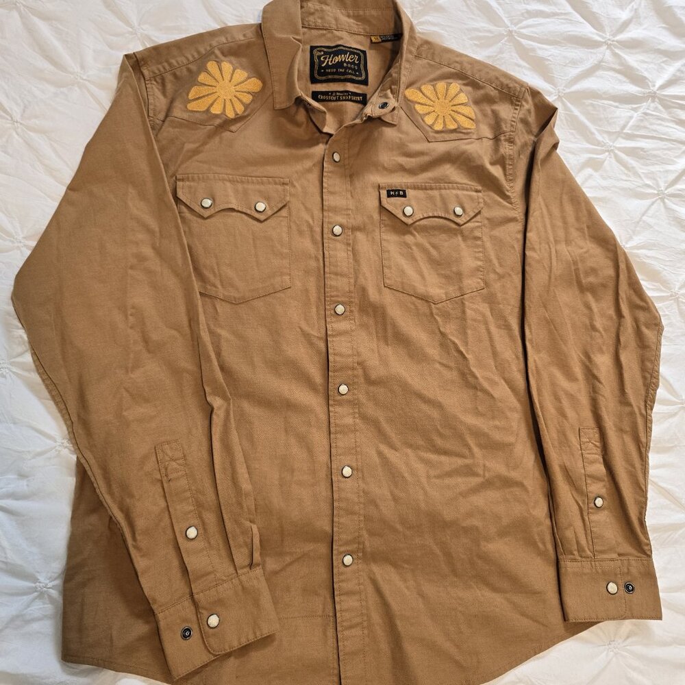 Howler Brothers Deep Thoughts Crosscut Deluxe LS (M) - Picture 3 of 6